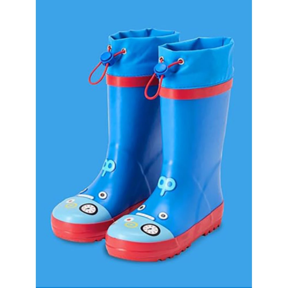 Mr. Nutty Robot Flexible Rubber Rain Gumboots for Toddlers and Kids - Little Surprise BoxMr. Nutty Robot Flexible Rubber Rain Gumboots for Toddlers and Kids