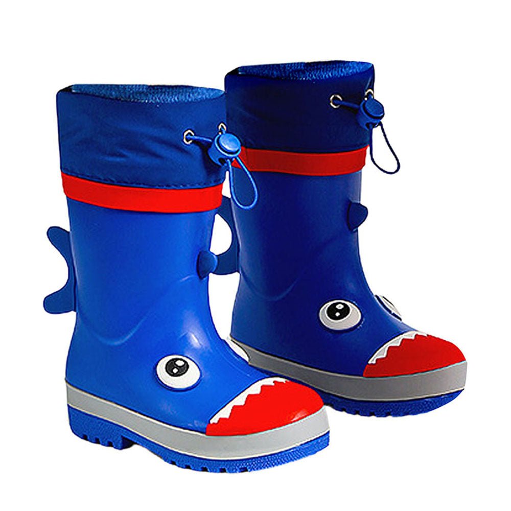 Head Flexible Rubber Rain Gumboots for Toddlers and Kids