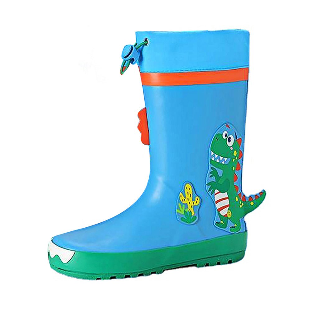 Mr.Dino Blusaurus Flexible Rubber Rain Gumboots for Toddlers and Kids - Little Surprise BoxMr.Dino Blusaurus Flexible Rubber Rain Gumboots for Toddlers and Kids