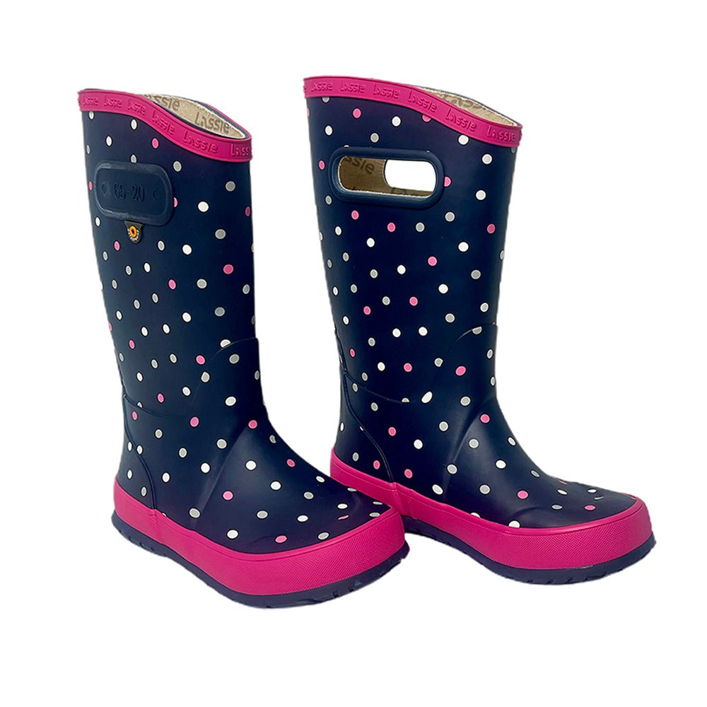 Ms. Dotty Curve , Flexible Rubber Rain Gumboots for Toddlers and Kids - Little Surprise BoxMs. Dotty Curve , Flexible Rubber Rain Gumboots for Toddlers and Kids
