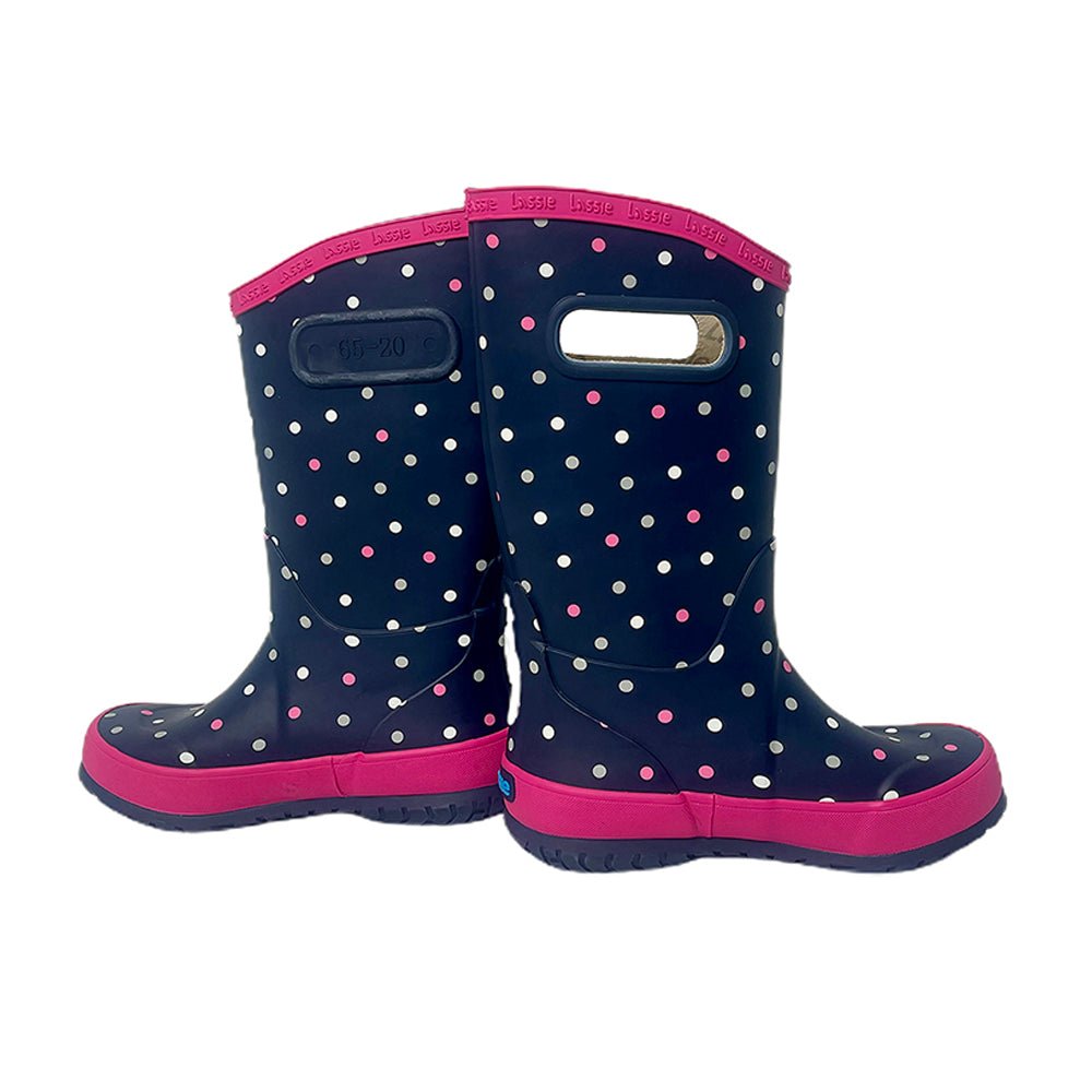 Ms. Dotty Curve , Flexible Rubber Rain Gumboots for Toddlers and Kids - Little Surprise BoxMs. Dotty Curve , Flexible Rubber Rain Gumboots for Toddlers and Kids