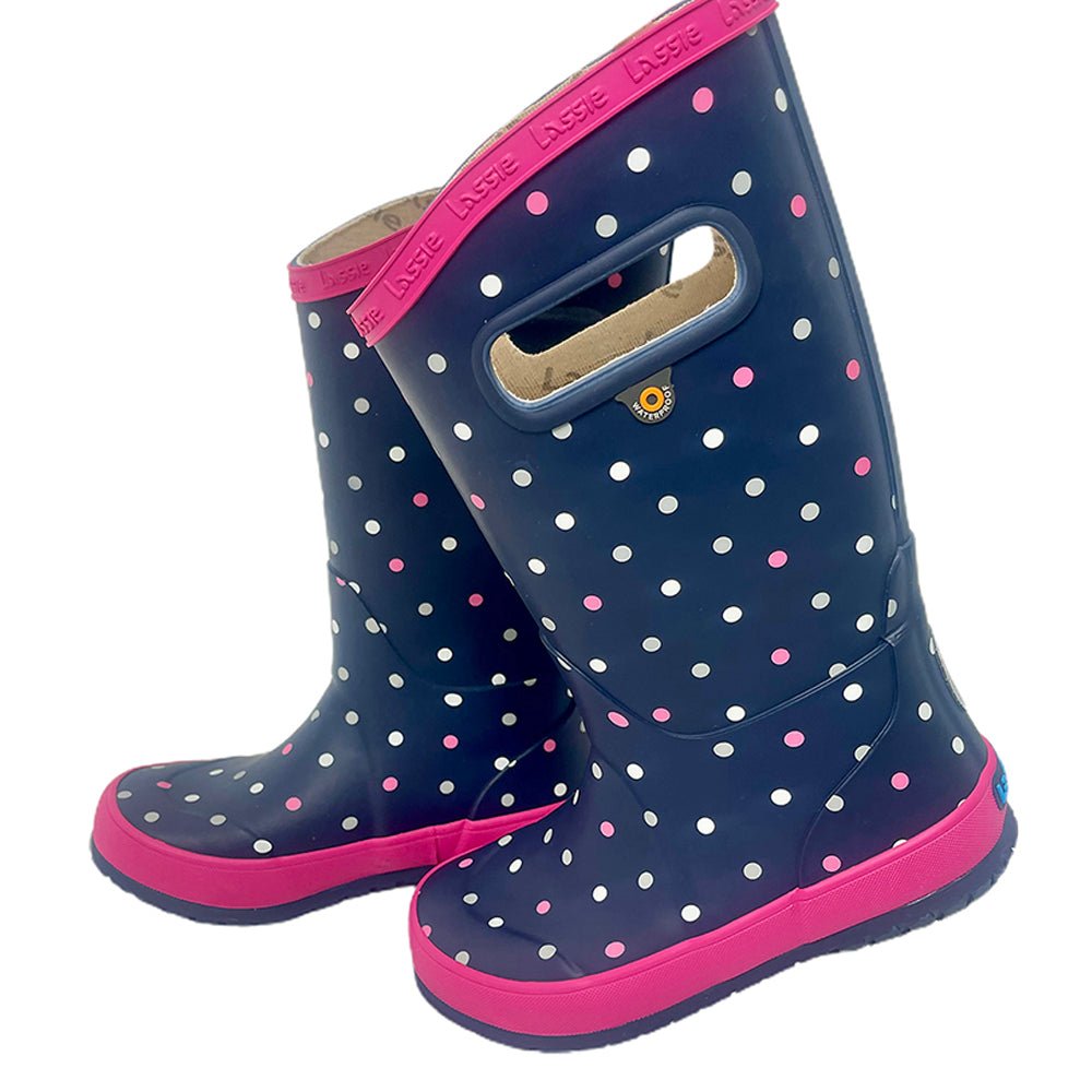 Ms. Dotty Curve , Flexible Rubber Rain Gumboots for Toddlers and Kids - Little Surprise BoxMs. Dotty Curve , Flexible Rubber Rain Gumboots for Toddlers and Kids