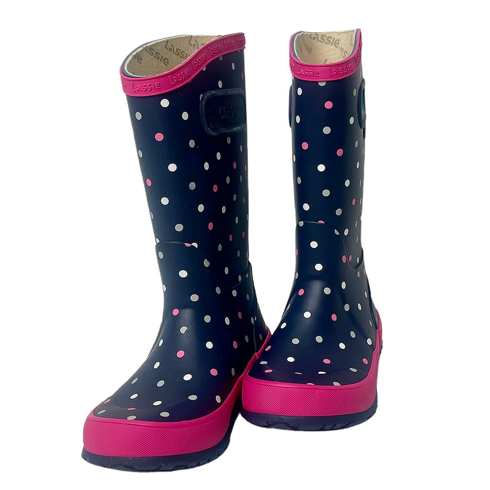 Ms. Dotty Curve , Flexible Rubber Rain Gumboots for Toddlers and Kids - Little Surprise BoxMs. Dotty Curve , Flexible Rubber Rain Gumboots for Toddlers and Kids