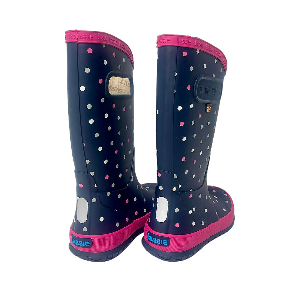 Ms. Dotty Curve , Flexible Rubber Rain Gumboots for Toddlers and Kids - Little Surprise BoxMs. Dotty Curve , Flexible Rubber Rain Gumboots for Toddlers and Kids