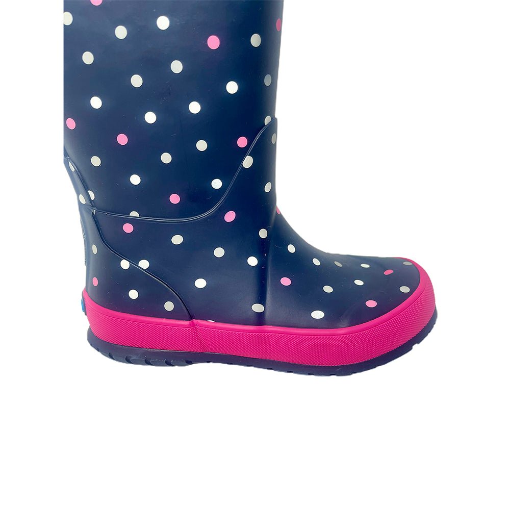 Ms. Dotty Curve , Flexible Rubber Rain Gumboots for Toddlers and Kids - Little Surprise BoxMs. Dotty Curve , Flexible Rubber Rain Gumboots for Toddlers and Kids