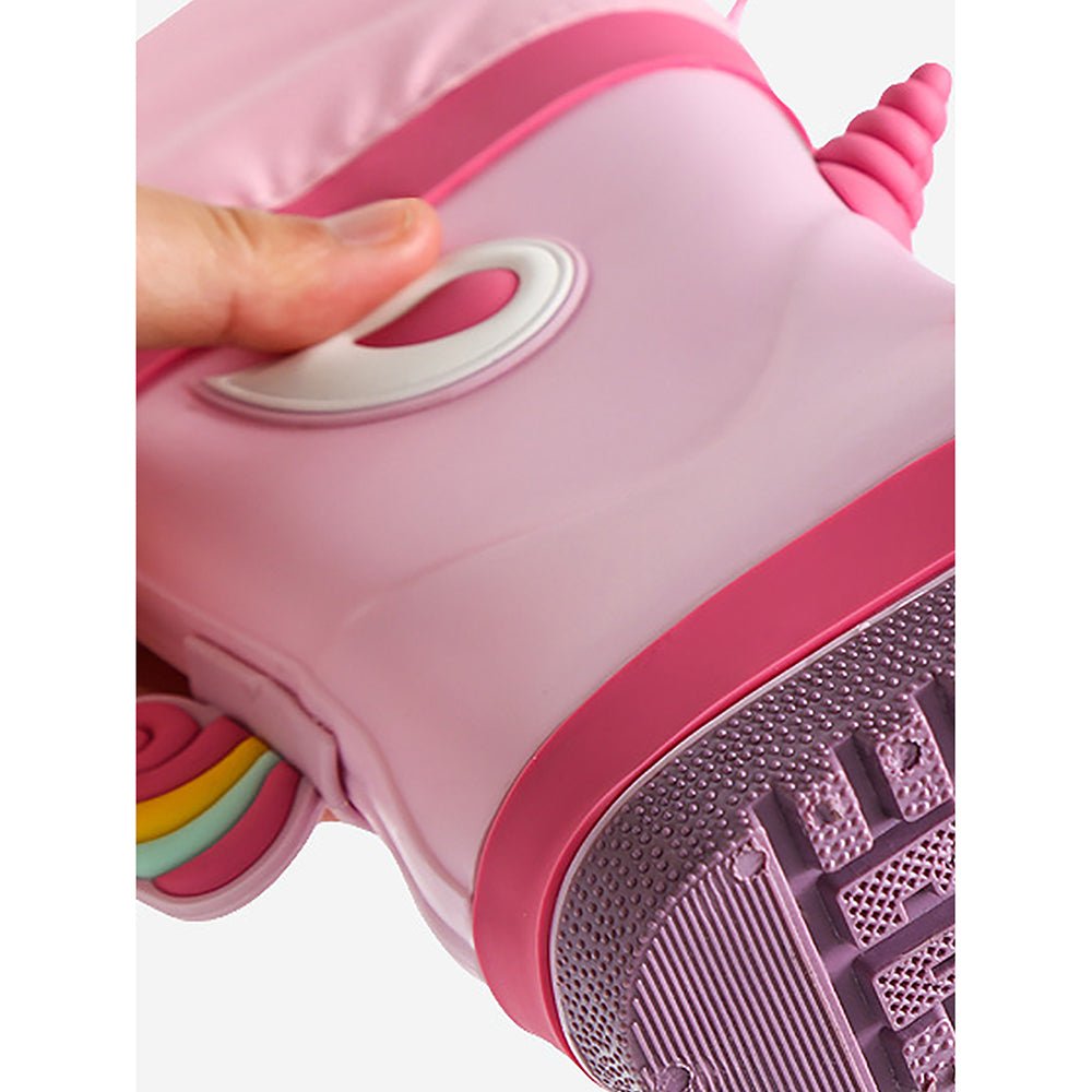Ms. Flutter Buff Flexible Rubber Rain Gumboots for Toddlers and Kids - Little Surprise BoxMs. Flutter Buff Flexible Rubber Rain Gumboots for Toddlers and Kids