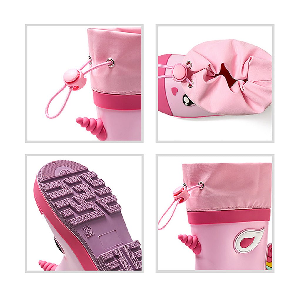 Ms. Flutter Buff Flexible Rubber Rain Gumboots for Toddlers and Kids - Little Surprise BoxMs. Flutter Buff Flexible Rubber Rain Gumboots for Toddlers and Kids