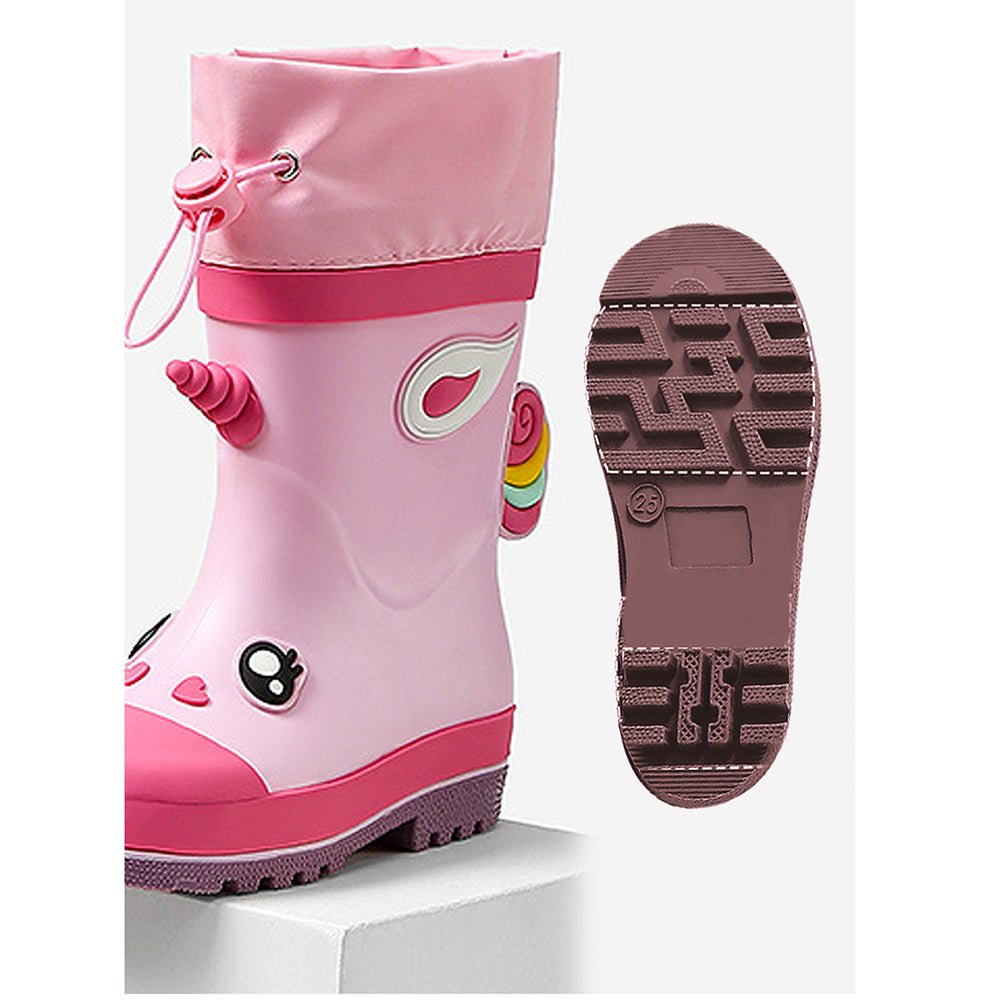 Ms. Flutter Buff Flexible Rubber Rain Gumboots for Toddlers and Kids - Little Surprise BoxMs. Flutter Buff Flexible Rubber Rain Gumboots for Toddlers and Kids
