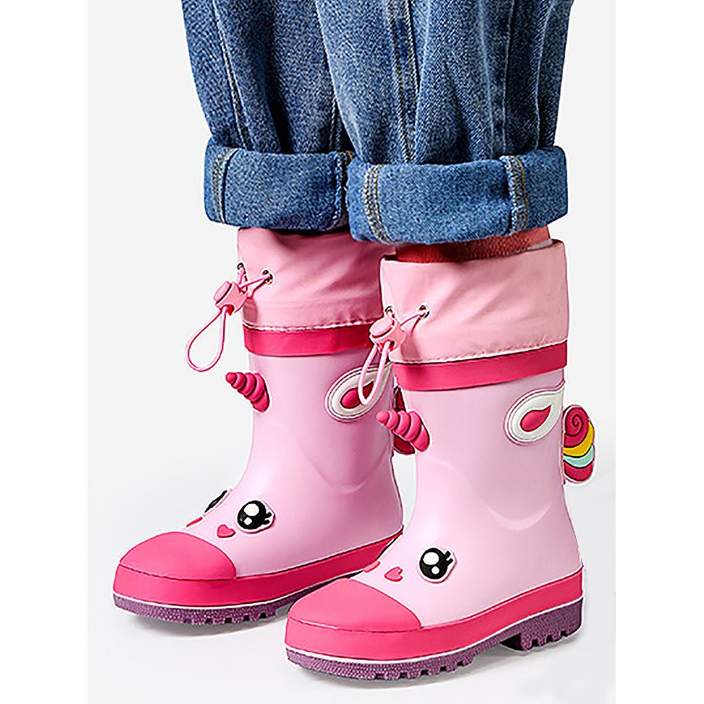 Ms. Flutter Buff Flexible Rubber Rain Gumboots for Toddlers and Kids - Little Surprise BoxMs. Flutter Buff Flexible Rubber Rain Gumboots for Toddlers and Kids