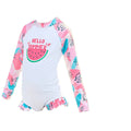 One Piece Summer Watermelon print Swimwear + Swim Cap for Kids & Toddlers - Little Surprise BoxOne Piece Summer Watermelon print Swimwear + Swim Cap for Kids & Toddlers