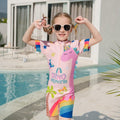 Pink Dino Princess Swimwear/Swimsuit for Kids - Little Surprise BoxPink Dino Princess Swimwear/Swimsuit for Kids - Little Surprise BoxPink Dino Princess Swimwear/Swimsuit for Kids