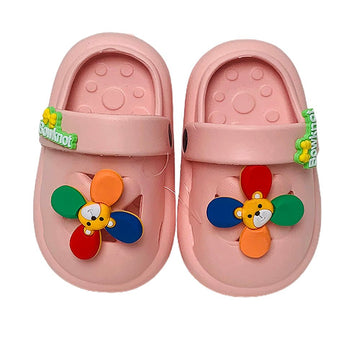 Pink Pinwheel Slip on Clogs, Summer/Monsoon all season Footwear for Toddlers & Kids - Little Surprise BoxPink Pinwheel Slip on Clogs, Summer/Monsoon all season Footwear for Toddlers & Kids