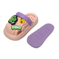 Pink Smilie Dino Slip on Clogs, Summer/Monsoon all season Footwear for Toddlers & Kids - Little Surprise BoxPink Smilie Dino Slip on Clogs, Summer/Monsoon all season Footwear for Toddlers & Kids