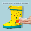 Rock n Roll Dino Flexible Rubber Rain Gumboots for Toddlers and Kids - Little Surprise BoxRock n Roll Dino Flexible Rubber Rain Gumboots for Toddlers and Kids