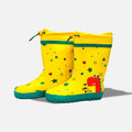 Rock n Roll Dino Flexible Rubber Rain Gumboots for Toddlers and Kids - Little Surprise BoxRock n Roll Dino Flexible Rubber Rain Gumboots for Toddlers and Kids