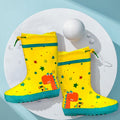 Rock n Roll Dino Flexible Rubber Rain Gumboots for Toddlers and Kids - Little Surprise BoxRock n Roll Dino Flexible Rubber Rain Gumboots for Toddlers and Kids