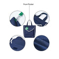 Stylish Casual Navy Blue Tote Bag with Adjustable Strap - Little Surprise BoxStylish Casual Navy Blue Tote Bag with Adjustable Strap