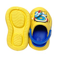 Yellow spinning rocket Slip on Clogs, Summer/Monsoon all season Footwear for Toddlers & Kids - Little Surprise BoxYellow spinning rocket Slip on Clogs, Summer/Monsoon all season Footwear for Toddlers & Kids