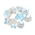 17 pcs Unisex Kids Wear Baby Hamper- BLUE (0 – 3 Months) - Little Surprise Box17 pcs Unisex Kids Wear Baby Hamper- BLUE (0 – 3 Months)