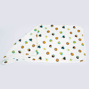 Animal Kingdom designed Baby Muslin Cotton Bath Towel/Baby Blanket/Swaddle