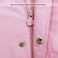 Baby Pink Rabbit Theme All Over Jumpsuit / Playsuit Raincoat for Kids - Little Surprise BoxBaby Pink Rabbit Theme All Over Jumpsuit / Playsuit Raincoat for Kids