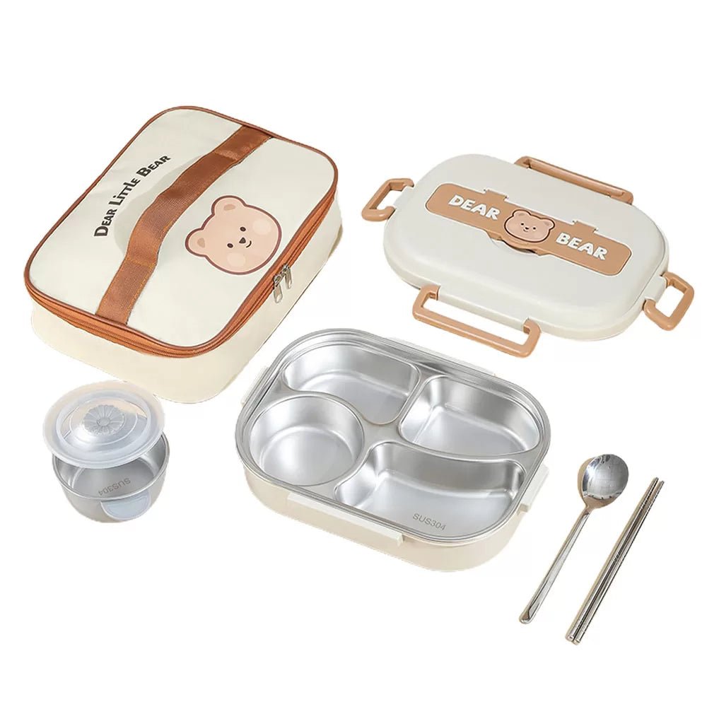 Steel lunch deals box with bag