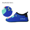 Blue Dino Non- slip, Quick dry Beach shoes for kids - Little Surprise BoxBlue Dino Non- slip, Quick dry Beach shoes for kids