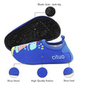 Blue Dino Non- slip, Quick dry Beach shoes for kids - Little Surprise BoxBlue Dino Non- slip, Quick dry Beach shoes for kids
