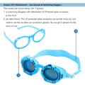 Blue Fish Dual Glass Frame Sun protection & Swimming Goggles for Kids, UV protected and Anti Fog - Little Surprise BoxBlue Fish Dual Glass Frame Sun protection & Swimming Goggles for Kids, UV protected and Anti Fog
