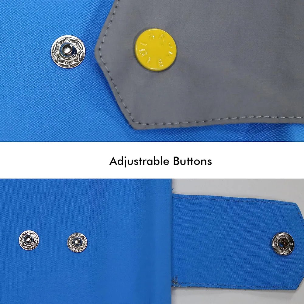Blue Shark Theme All Over Jumpsuit / Playsuit Raincoat for Kids - Little Surprise BoxBlue Shark Theme All Over Jumpsuit / Playsuit Raincoat for Kids