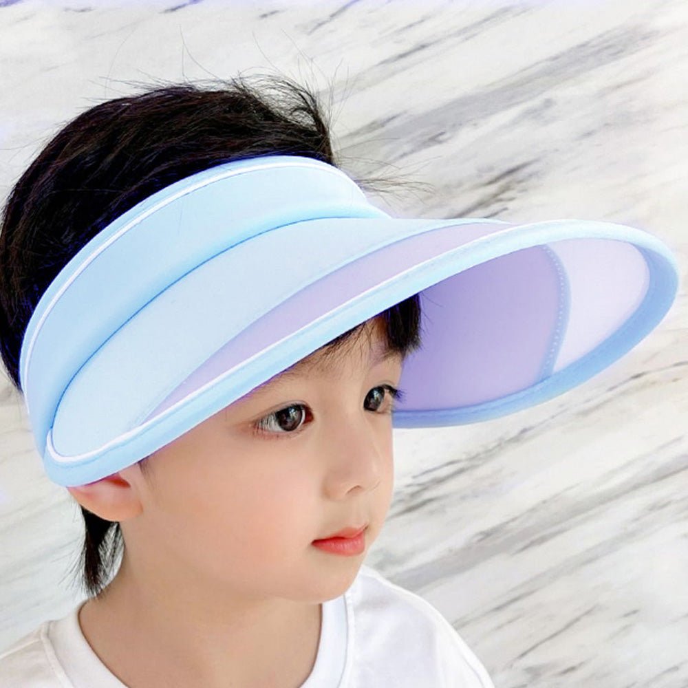 Blue Sports Sun shade Adjustable Tennis/Visor Cap - Little Surprise BoxBlue Sports Sun shade Adjustable Tennis/Visor Cap