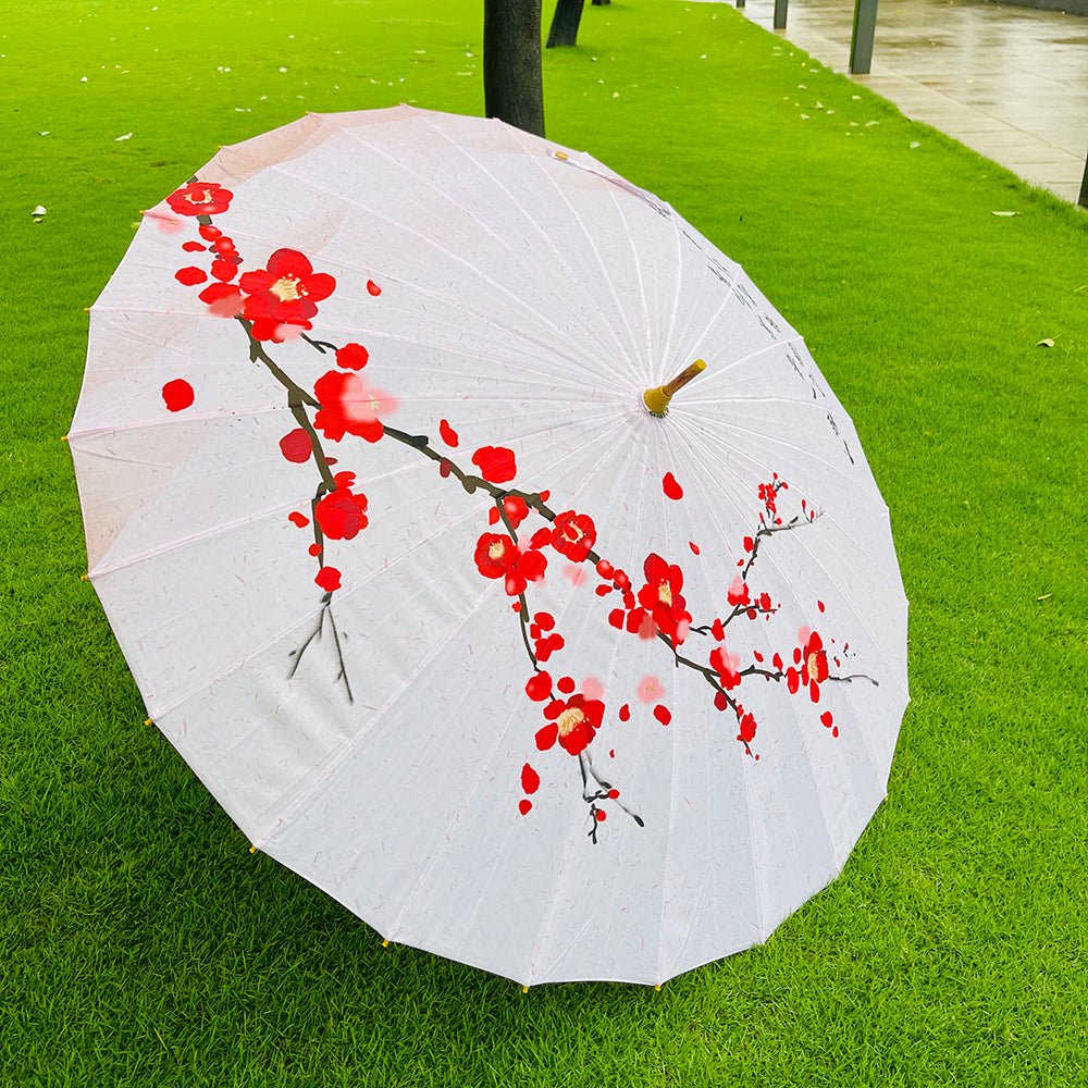 Cherry Blossom , Chinese Canopy Style Rain and All season Umbrella - Little Surprise BoxCherry Blossom , Chinese Canopy Style Rain and All season Umbrella