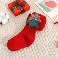 Christmas Glitter XMAS Tree Red Full Length Stockings/Tights for Christmas Party, Small 1-2 years - Little Surprise BoxChristmas Glitter XMAS Tree Red Full Length Stockings/Tights for Christmas Party, Small 1-2 years