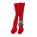 Christmas Glitter XMAS Tree Red Full Length Stockings/Tights for Christmas Party, Small 1-2 years - Little Surprise BoxChristmas Glitter XMAS Tree Red Full Length Stockings/Tights for Christmas Party, Small 1-2 years