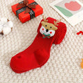 Christmas Reindeer Red & Gold Stockings for Christmas Party, Small 1-2 years - Little Surprise BoxChristmas Reindeer Red & Gold Stockings for Christmas Party, Small 1-2 years
