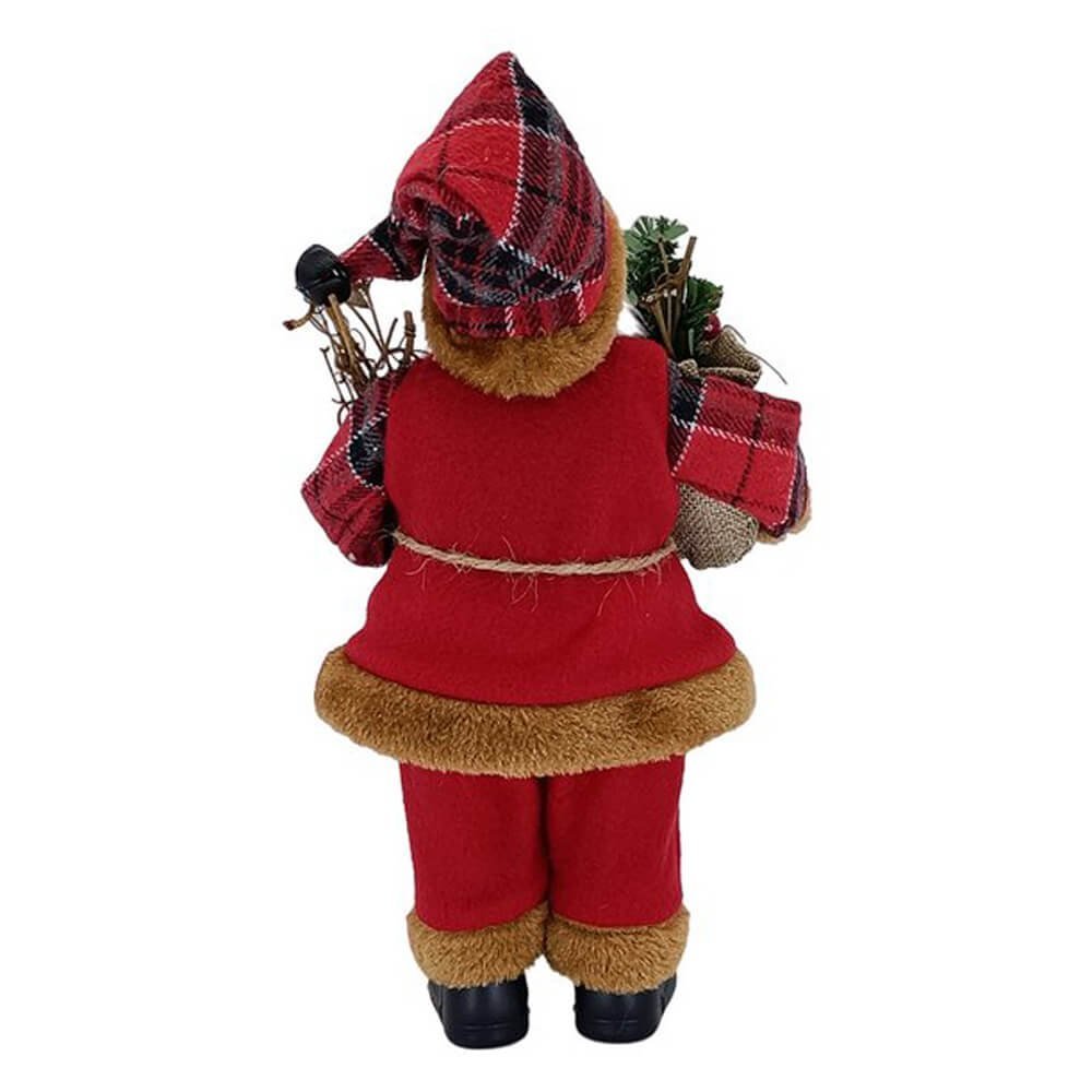 Classic Plaid outfit Self Standing Santa Claus Christmas Table Decor - Little Surprise BoxClassic Plaid outfit Self Standing Santa Claus Christmas Table Decor