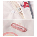 Cream Woodland Butterfly Theme Kids Raincoat, Jacket Style - Little Surprise BoxCream Woodland Butterfly Theme Kids Raincoat, Jacket Style