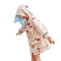 Cream Woodland Butterfly Theme Kids Raincoat, Jacket Style - Little Surprise BoxCream Woodland Butterfly Theme Kids Raincoat, Jacket Style