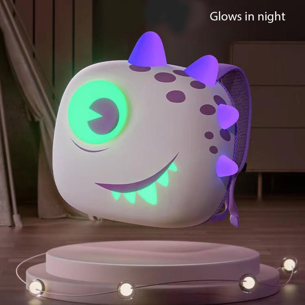 Dewy the Smiley Monster, 3d Lightweight Ergo Backpack for Toddlers and Kids - Little Surprise BoxDewy the Smiley Monster, 3d Lightweight Ergo Backpack for Toddlers and Kids