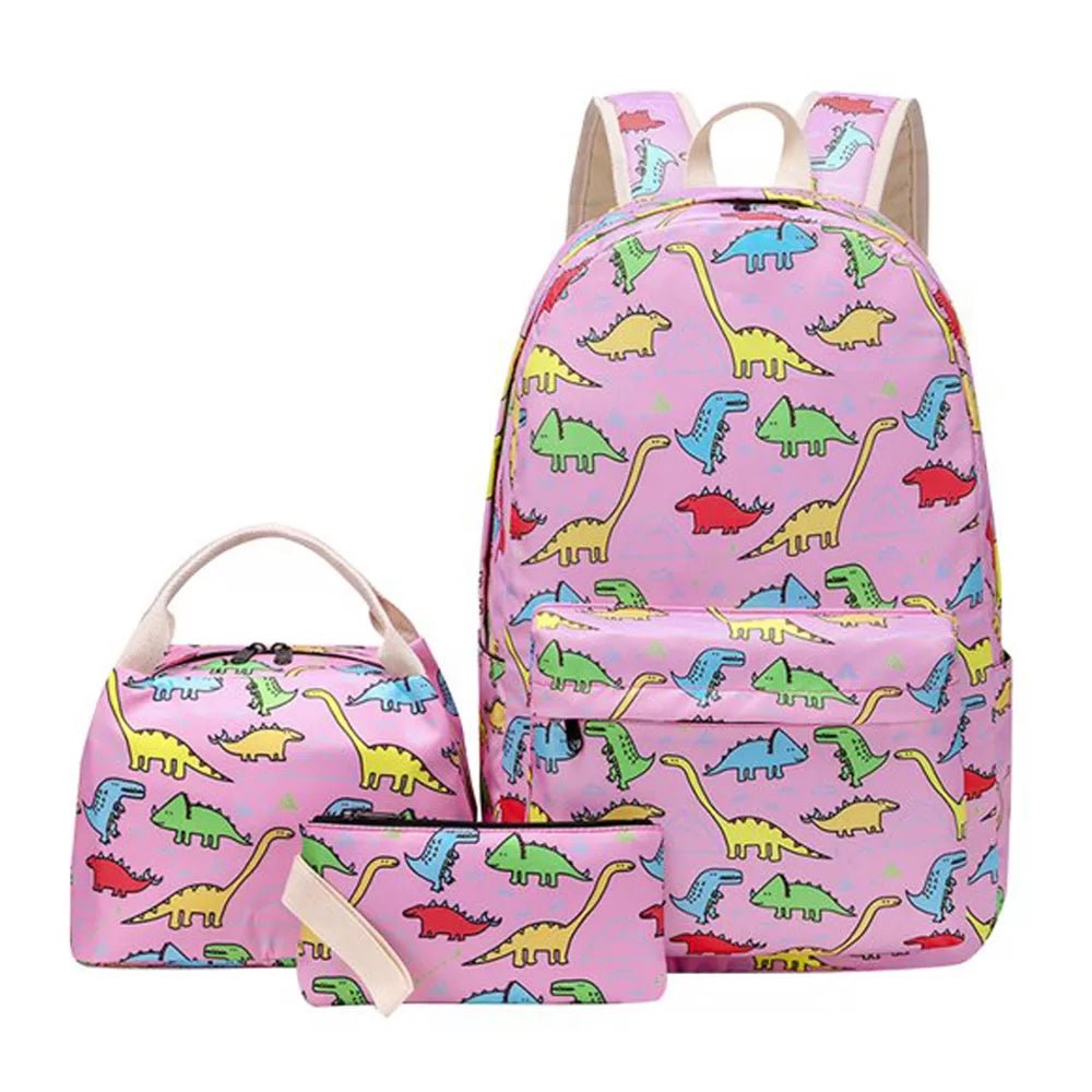Pink dinosaur backpack best sale