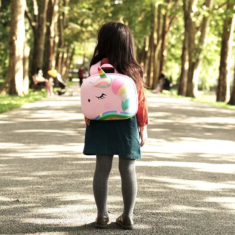 Flashy the Unicorn, 3d Light weighted Ergo Backpack for Toddlers & Kids with Leash - Little Surprise BoxFlashy the Unicorn, 3d Light weighted Ergo Backpack for Toddlers & Kids with Leash