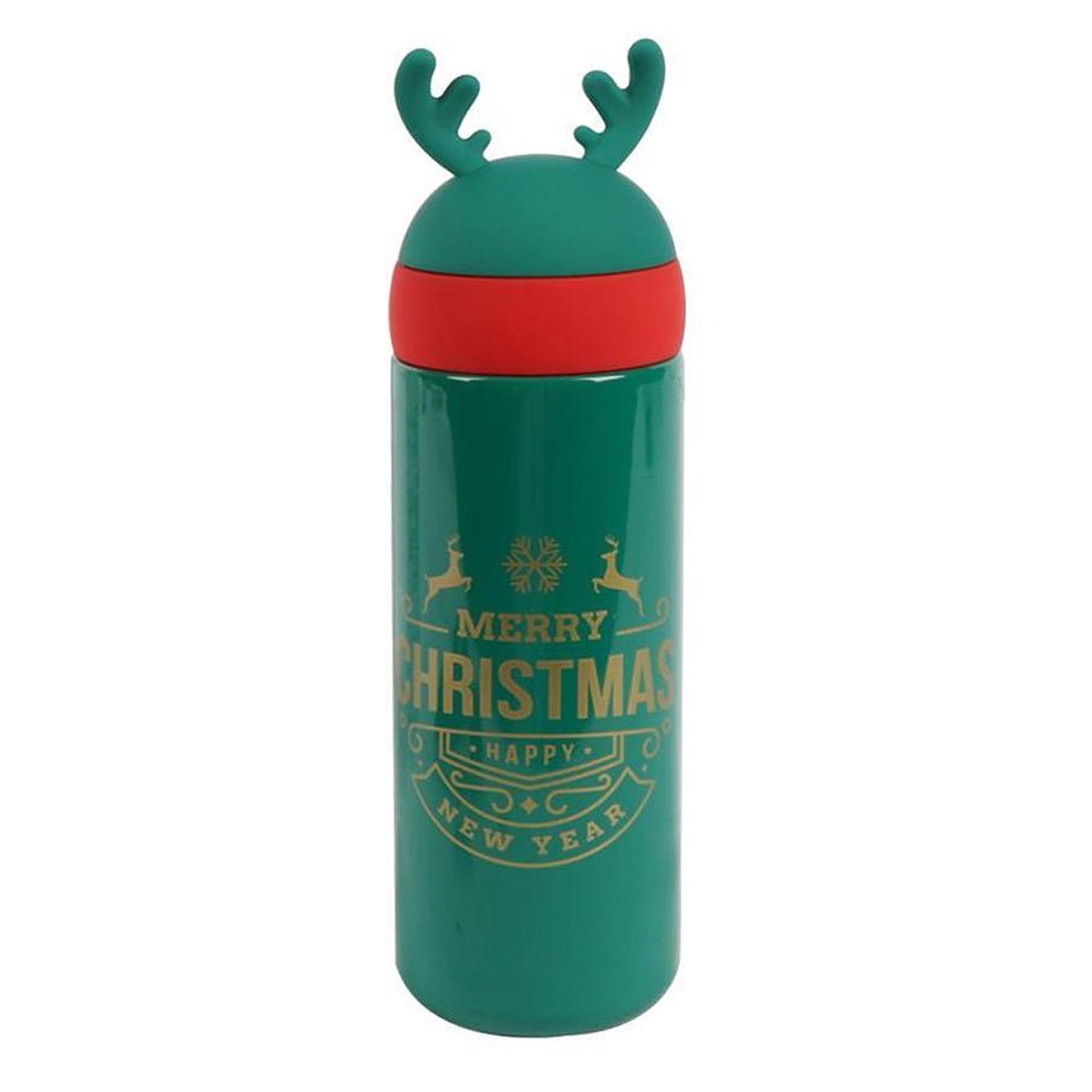 Snowman Reindeer Kids Aluminum Water Bottle