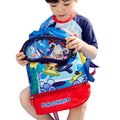 Kids, Blue Dino waterproof swimming bag/ beach Bag - Little Surprise BoxKids, Blue Dino waterproof swimming bag/ beach Bag