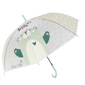 Light Green, Translucent Kelly-Jo all over teddy paws Rain and All-season Umbrella for Kids & Adults - Little Surprise BoxLight Green, Translucent Kelly-Jo all over teddy paws Rain and All-season Umbrella for Kids & Adults
