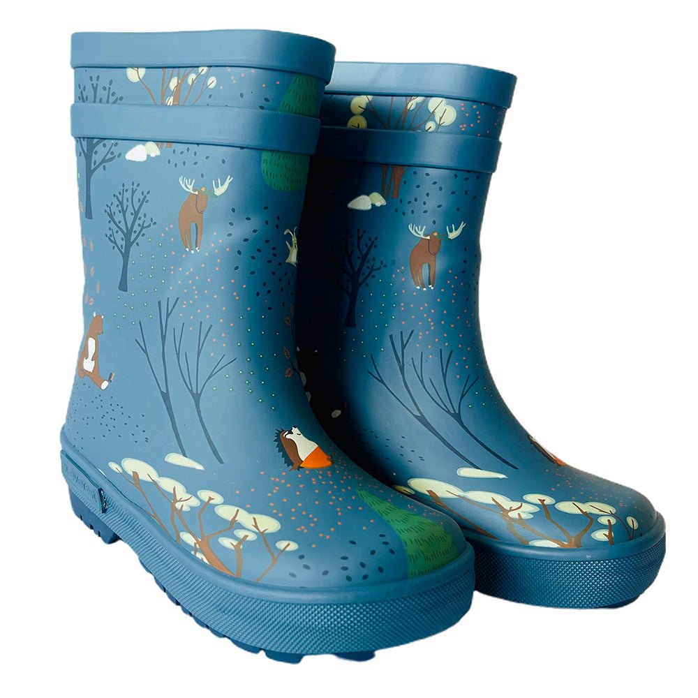 Master Woodstock,Waterproof Flexible Rubber Rain Gumboots for Kids