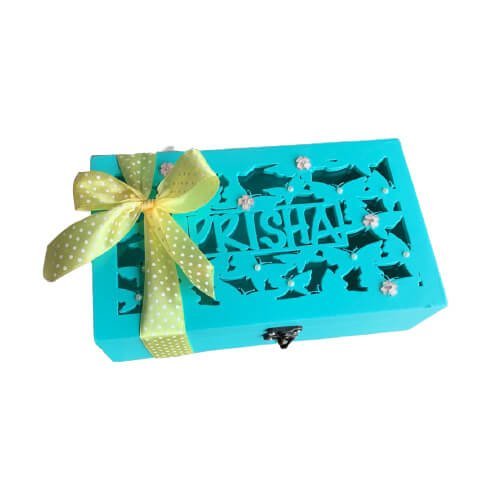 Mint Green Flutter Butterfly Keepsake Storage Box (Small) - Little Surprise BoxMint Green Flutter Butterfly Keepsake Storage Box (Small)