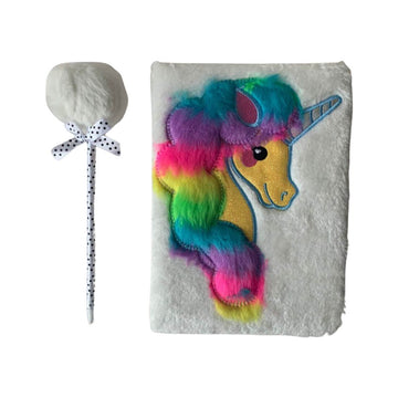 Multicolour Unicorn White Notebook - Little Surprise BoxMulticolour Unicorn White Notebook
