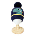 Navy Blue Dino Kids Winter Cap & Neck Muffler Set - Little Surprise BoxNavy Blue Dino Kids Winter Cap & Neck Muffler Set
