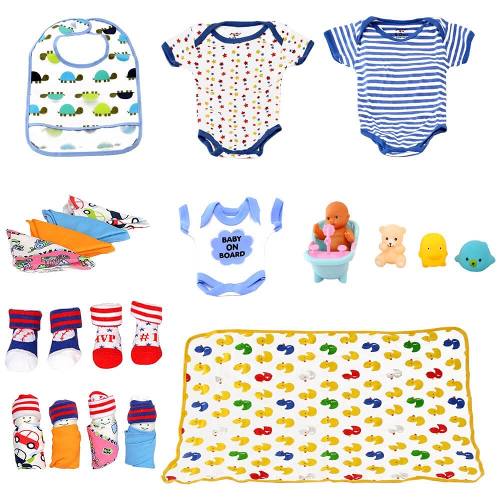 Newborn Baby Boy Picket Fence House Hamper (0-12 months) - Little Surprise BoxNewborn Baby Boy Picket Fence House Hamper (0-12 months)