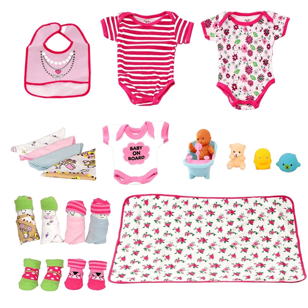 Newborn Baby Girl Picket Fence House Hamper (0-12 months) - Little Surprise BoxNewborn Baby Girl Picket Fence House Hamper (0-12 months)